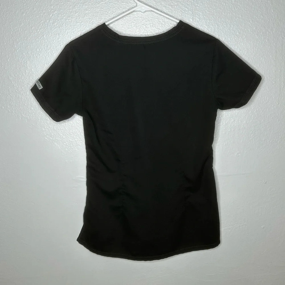 Grey's Anatomy Black V-Neck Scrub Top - Picture 4 of 4